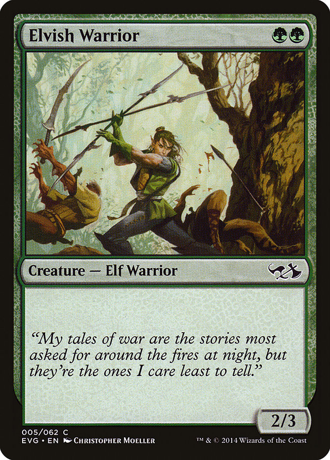 Elvish Warrior (Elves vs. Goblins) [Duel Decks Anthology] MTG Single Magic: The Gathering    | Red Claw Gaming