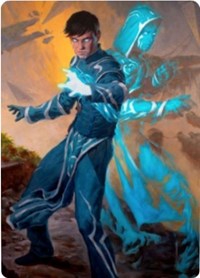 Jace, Mirror Mage 1 Art Card [Zendikar Rising Art Series] MTG Single Magic: The Gathering    | Red Claw Gaming
