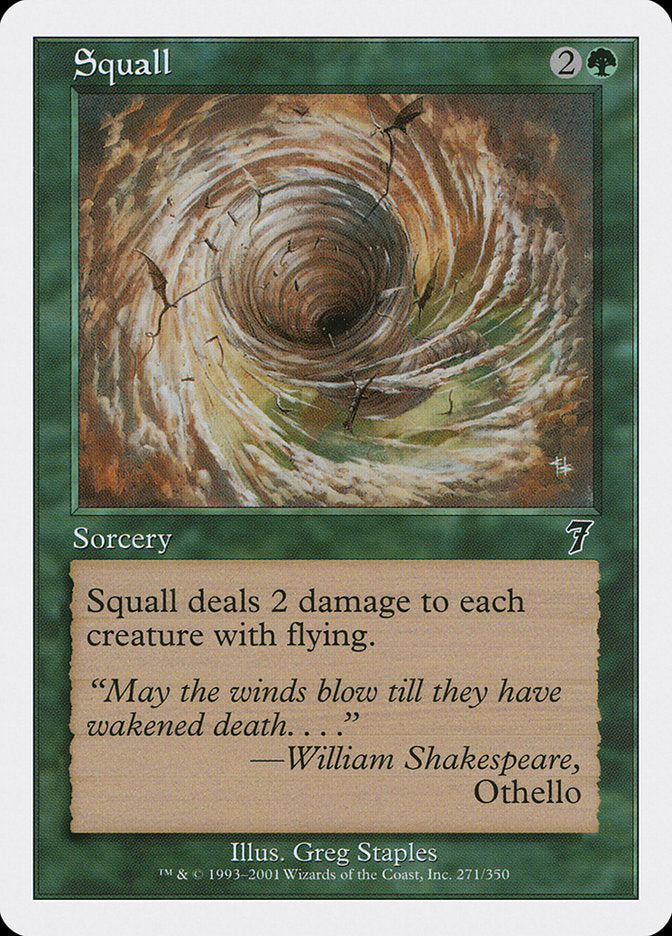 Squall [Seventh Edition] MTG Single Magic: The Gathering    | Red Claw Gaming