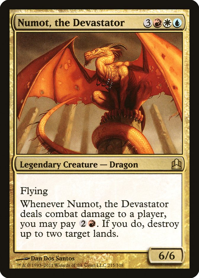 Numot, the Devastator [Commander 2011] MTG Single Magic: The Gathering    | Red Claw Gaming