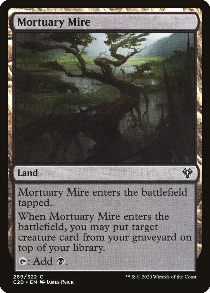 Mortuary Mire [Commander 2020] MTG Single Magic: The Gathering    | Red Claw Gaming