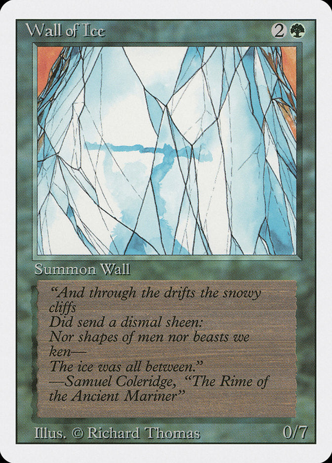 Wall of Ice [Revised Edition] MTG Single Magic: The Gathering    | Red Claw Gaming