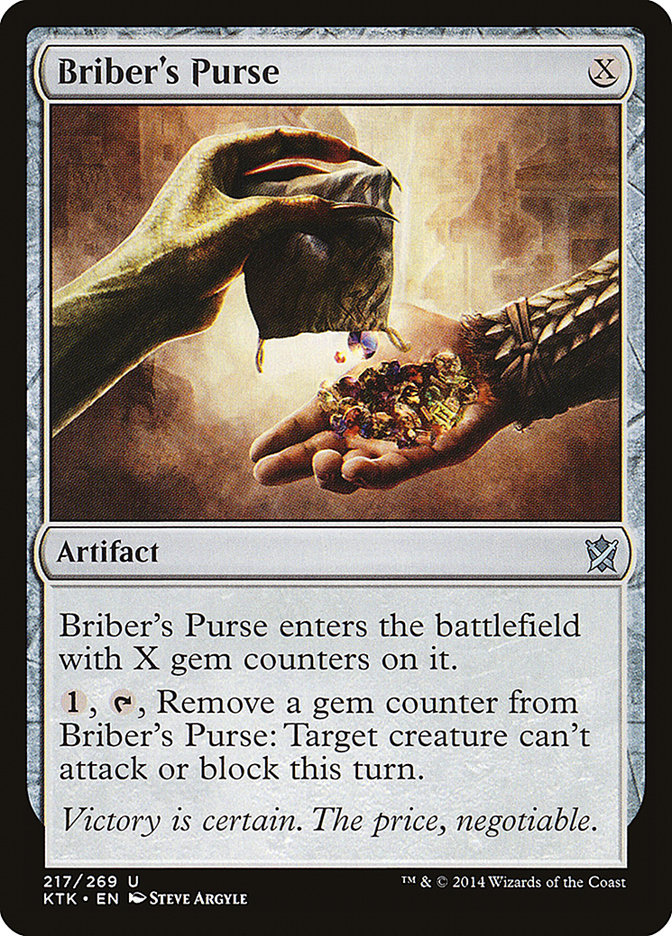 Briber's Purse [Khans of Tarkir] MTG Single Magic: The Gathering    | Red Claw Gaming