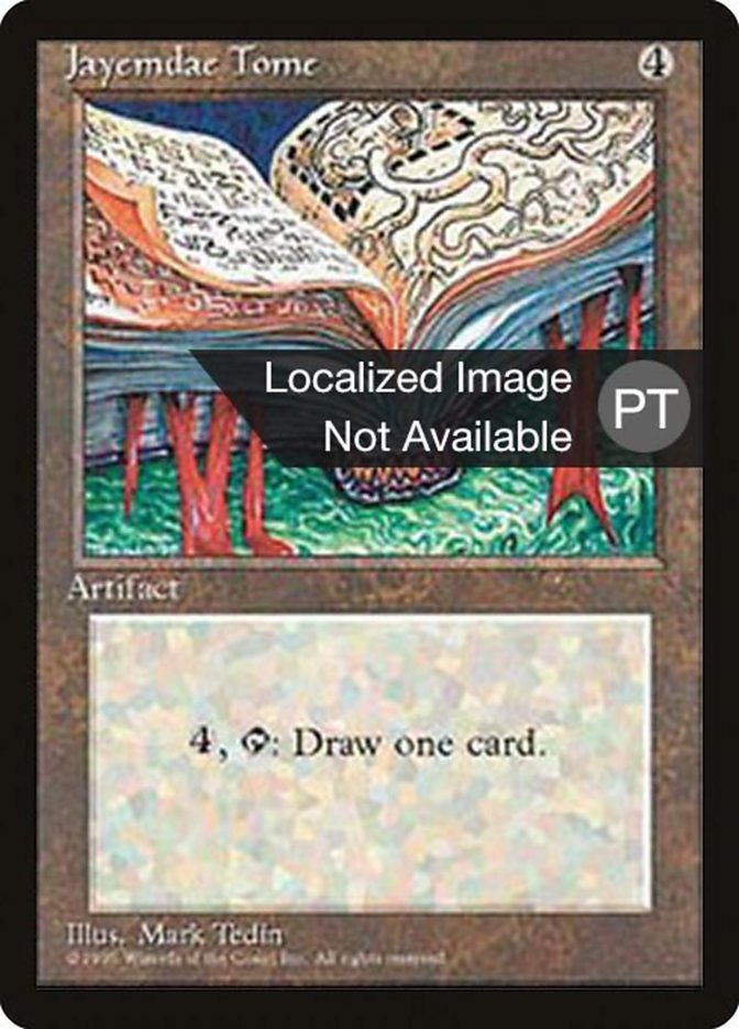 Jayemdae Tome [Fourth Edition (Foreign Black Border)] MTG Single Magic: The Gathering    | Red Claw Gaming