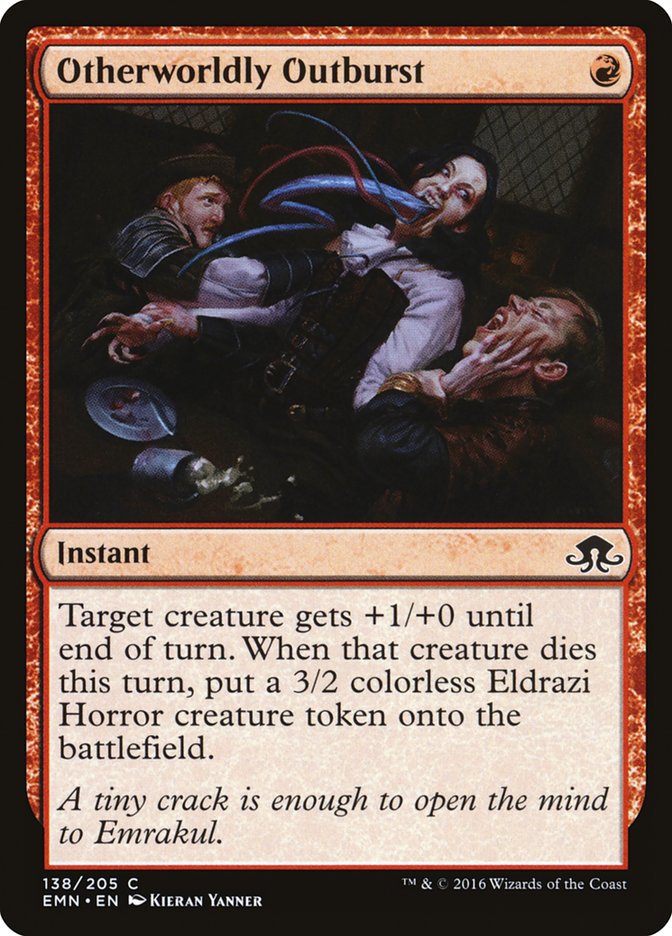 Otherworldly Outburst [Eldritch Moon] MTG Single Magic: The Gathering    | Red Claw Gaming