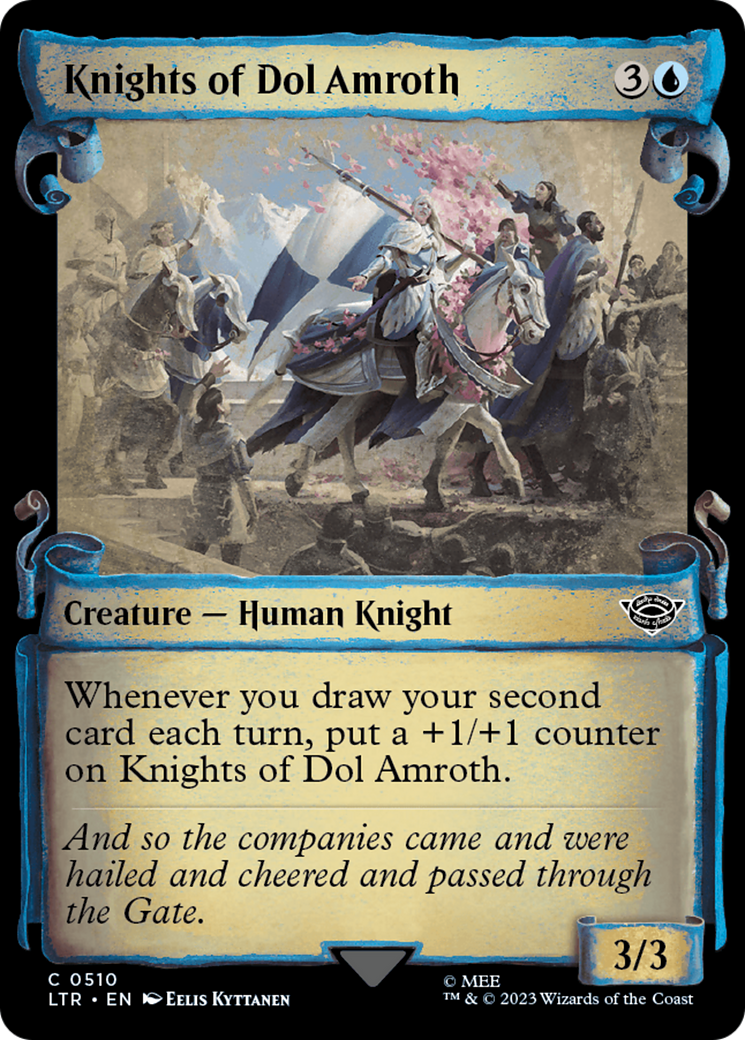 Knights of Dol Amroth [The Lord of the Rings: Tales of Middle-Earth Showcase Scrolls] MTG Single Magic: The Gathering    | Red Claw Gaming