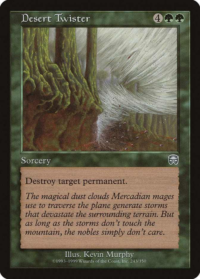 Desert Twister [Mercadian Masques] MTG Single Magic: The Gathering    | Red Claw Gaming