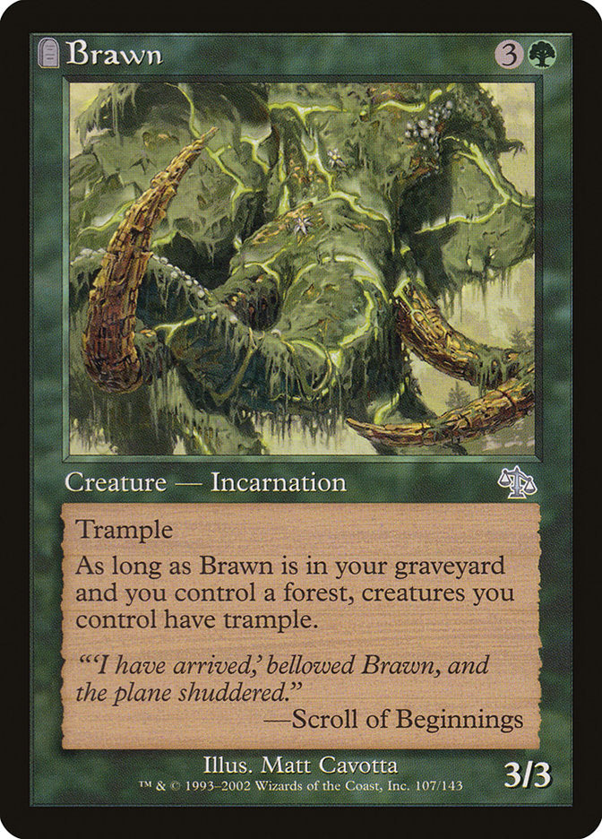 Brawn [Judgment] MTG Single Magic: The Gathering    | Red Claw Gaming