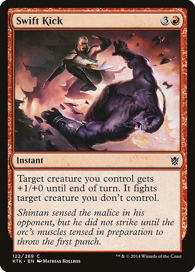 Swift Kick [Khans of Tarkir] MTG Single Magic: The Gathering    | Red Claw Gaming