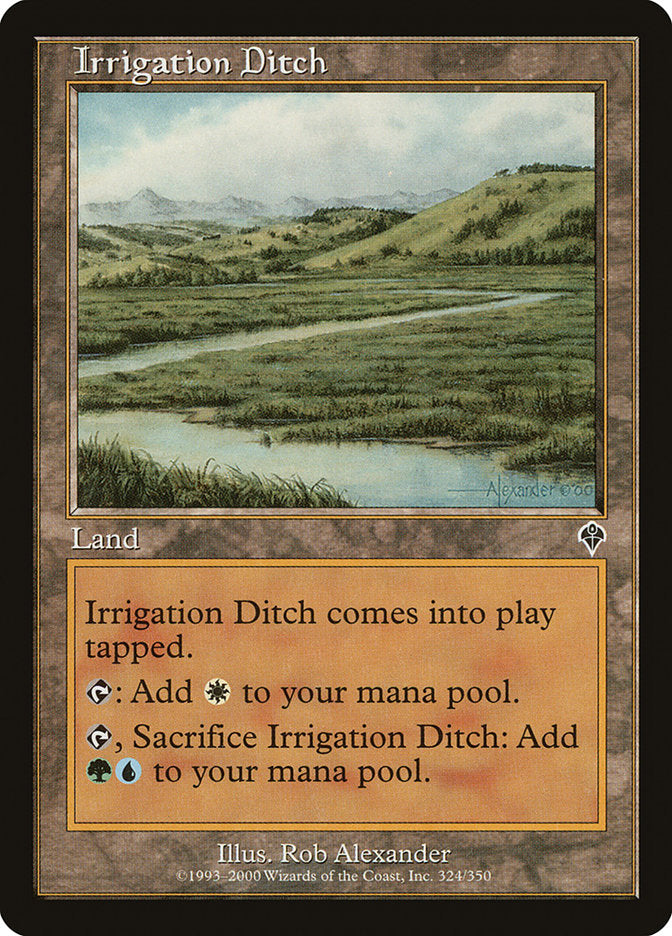 Irrigation Ditch [Invasion] MTG Single Magic: The Gathering    | Red Claw Gaming