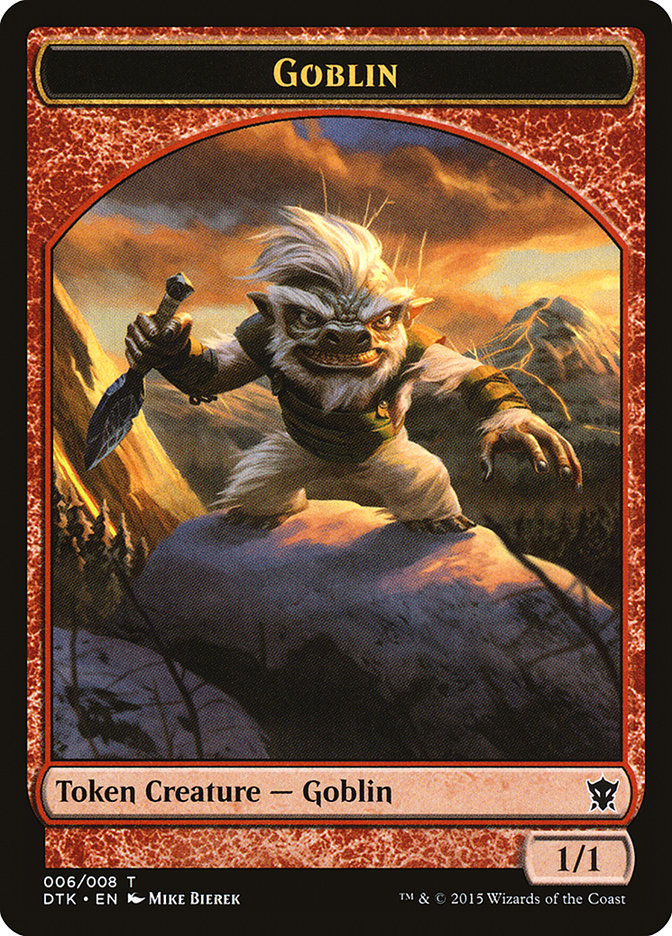Goblin Token [Dragons of Tarkir Tokens] MTG Single Magic: The Gathering    | Red Claw Gaming