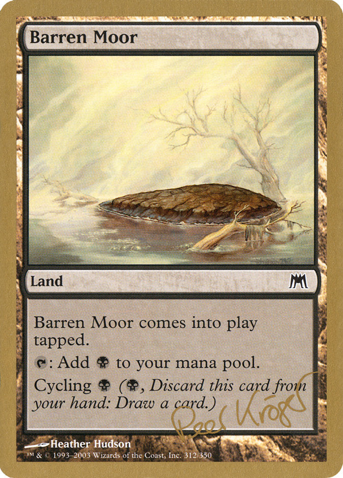 Barren Moor (Peer Kroger) [World Championship Decks 2003] MTG Single Magic: The Gathering    | Red Claw Gaming