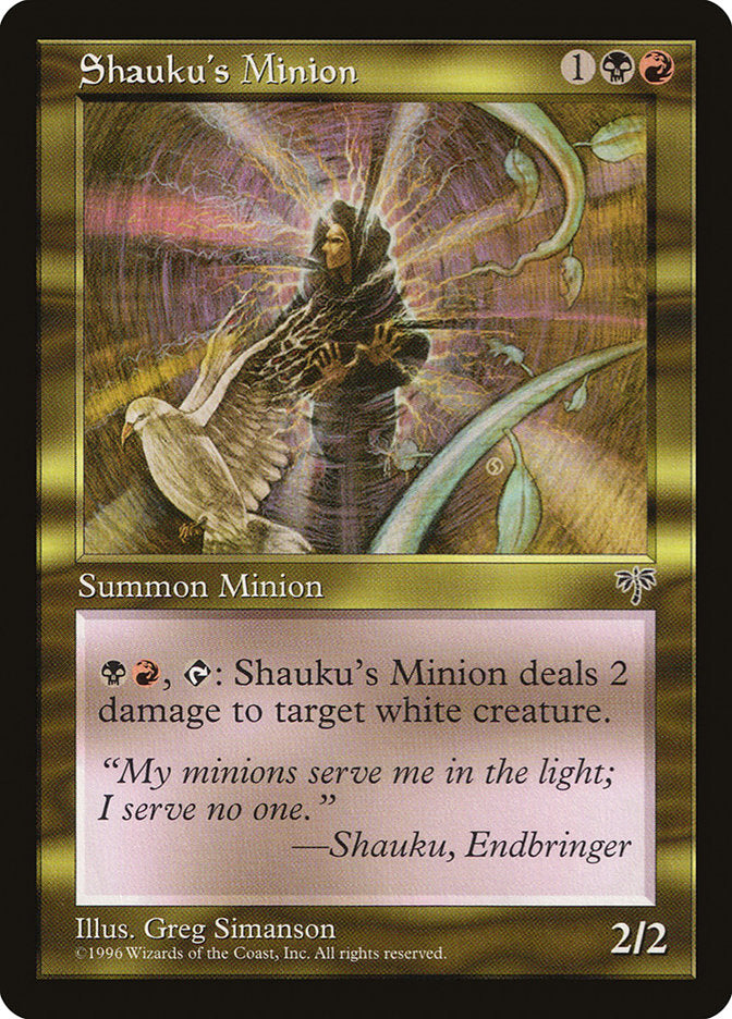 Shauku's Minion [Mirage] MTG Single Magic: The Gathering    | Red Claw Gaming