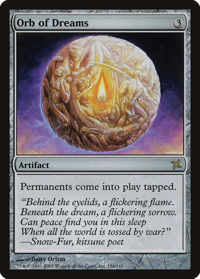 Orb of Dreams [Betrayers of Kamigawa] MTG Single Magic: The Gathering    | Red Claw Gaming