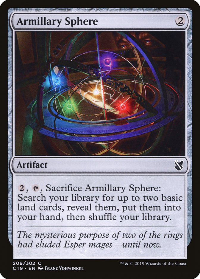 Armillary Sphere [Commander 2019] MTG Single Magic: The Gathering    | Red Claw Gaming