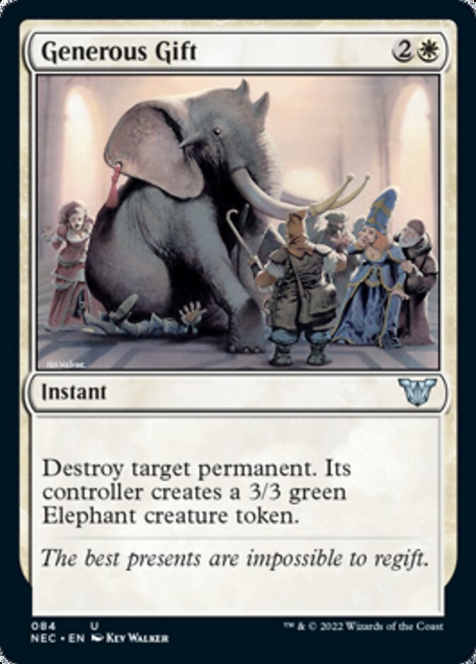 Generous Gift [Kamigawa: Neon Dynasty Commander] MTG Single Magic: The Gathering    | Red Claw Gaming