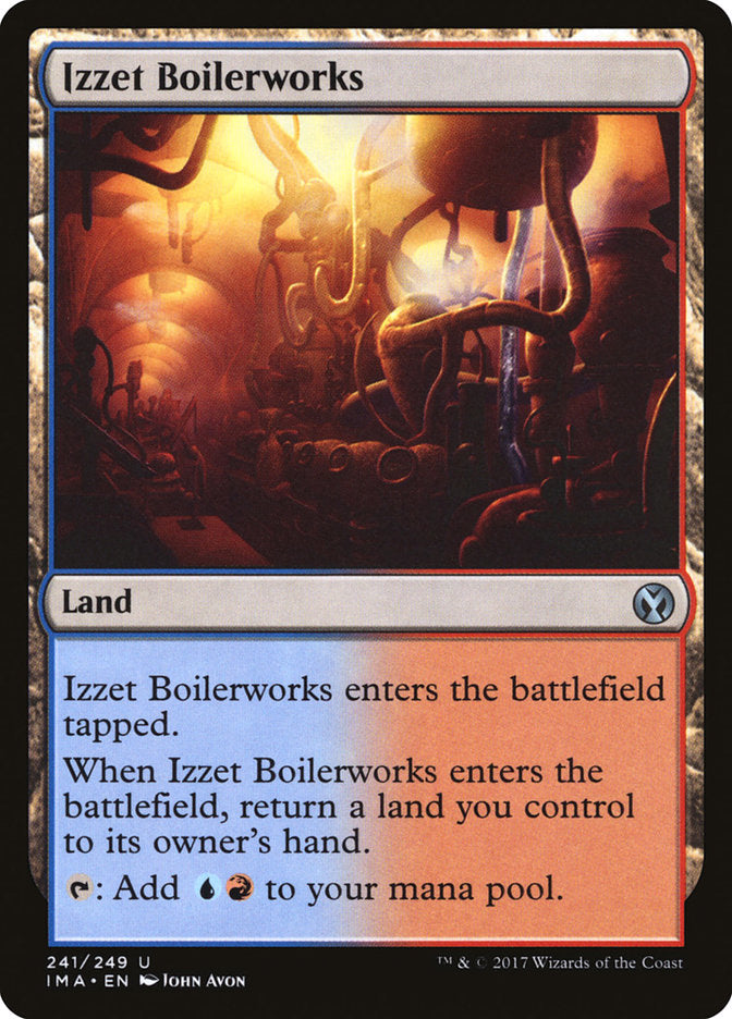 Izzet Boilerworks [Iconic Masters] MTG Single Magic: The Gathering    | Red Claw Gaming