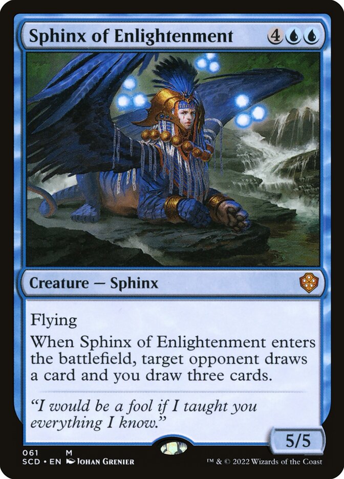 Sphinx of Enlightenment [Starter Commander Decks] MTG Single Magic: The Gathering    | Red Claw Gaming
