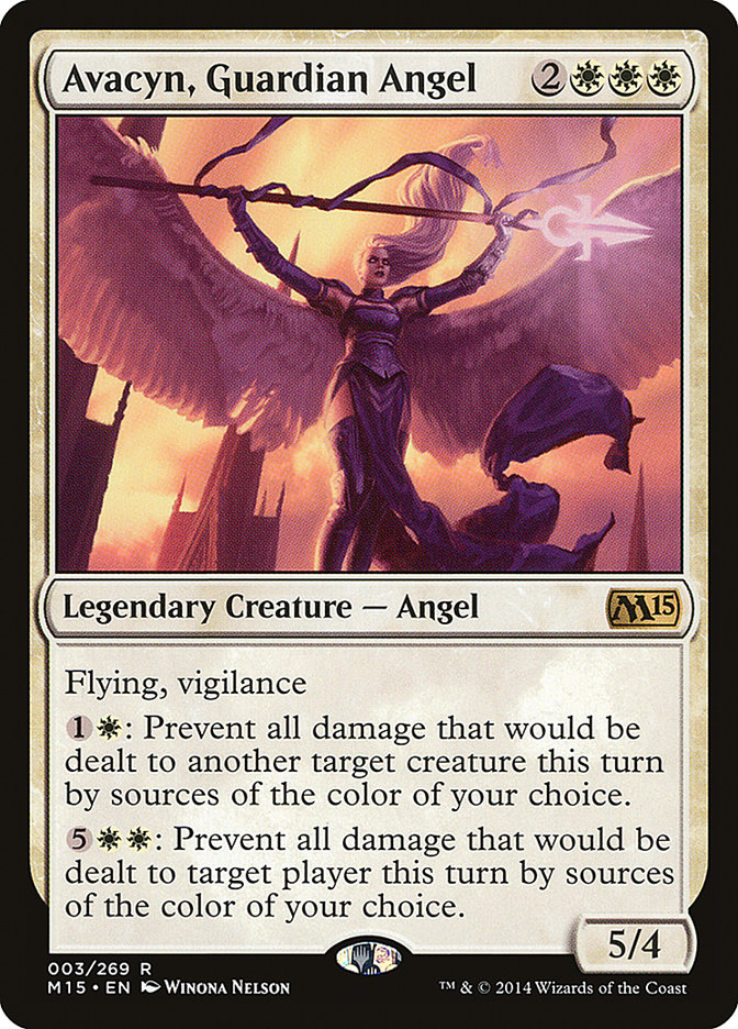 Avacyn, Guardian Angel [Magic 2015] MTG Single Magic: The Gathering    | Red Claw Gaming