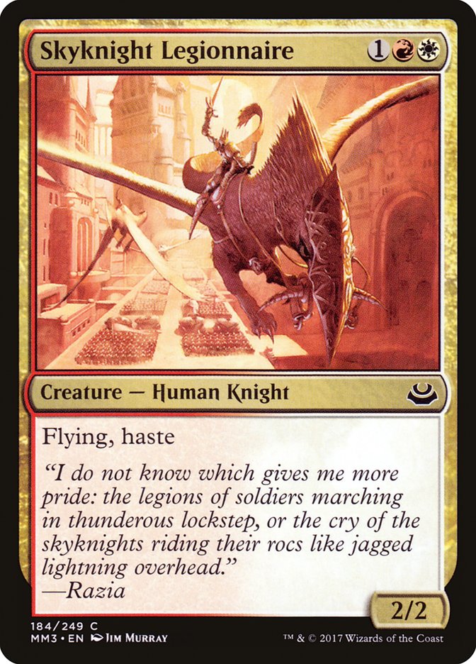Skyknight Legionnaire [Modern Masters 2017] MTG Single Magic: The Gathering    | Red Claw Gaming