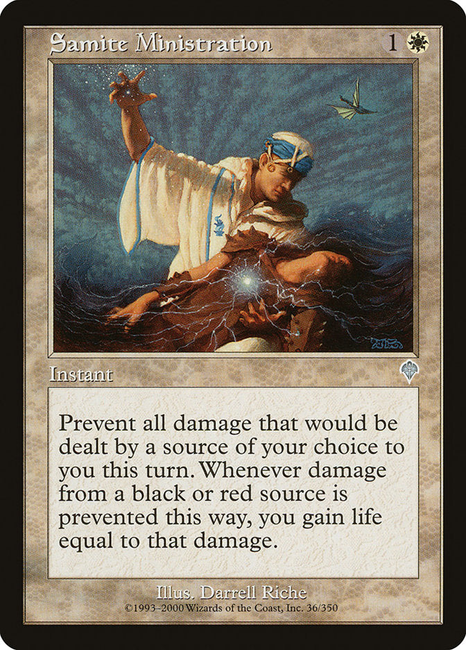 Samite Ministration [Invasion] MTG Single Magic: The Gathering    | Red Claw Gaming