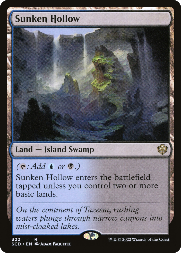 Sunken Hollow [Starter Commander Decks] MTG Single Magic: The Gathering    | Red Claw Gaming