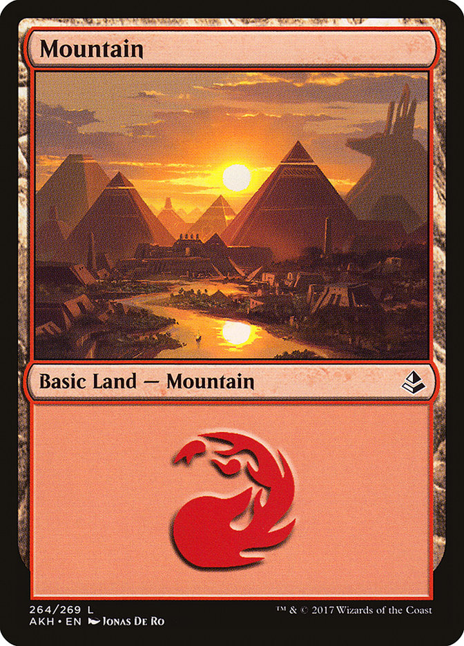 Mountain (264) [Amonkhet] MTG Single Magic: The Gathering    | Red Claw Gaming