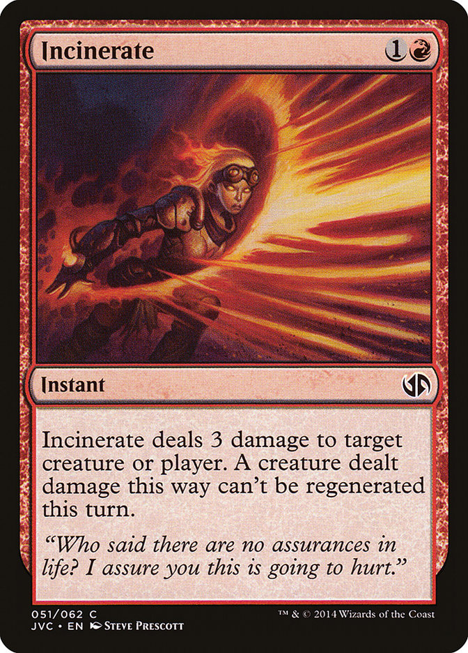 Incinerate [Duel Decks Anthology] MTG Single Magic: The Gathering    | Red Claw Gaming