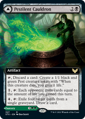 Pestilent Cauldron // Restorative Burst (Extended Art) [Strixhaven: School of Mages] MTG Single Magic: The Gathering    | Red Claw Gaming