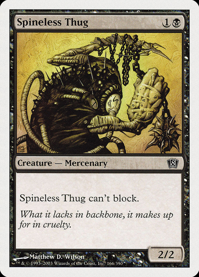 Spineless Thug [Eighth Edition] MTG Single Magic: The Gathering    | Red Claw Gaming