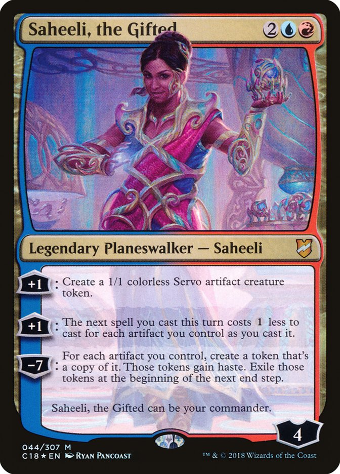 Saheeli, the Gifted [Commander 2018] MTG Single Magic: The Gathering    | Red Claw Gaming