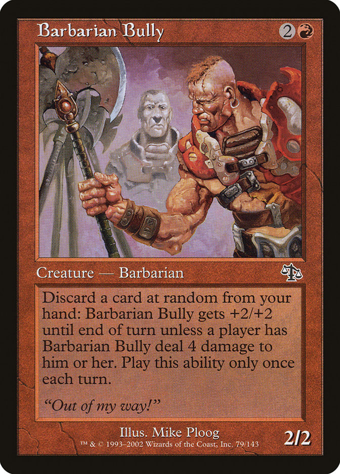 Barbarian Bully [Judgment] MTG Single Magic: The Gathering    | Red Claw Gaming