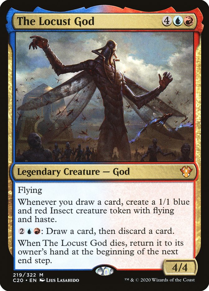 The Locust God [Commander 2020] MTG Single Magic: The Gathering    | Red Claw Gaming