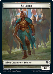 Soldier // Elf Warrior Double-Sided Token [Game Night: Free-for-All Tokens] MTG Single Magic: The Gathering    | Red Claw Gaming