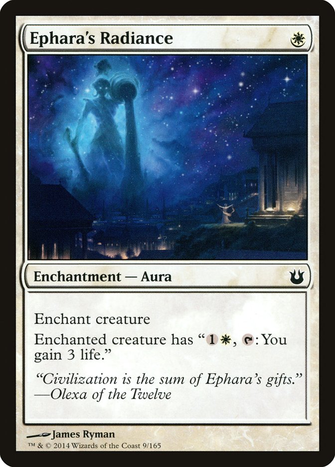 Ephara's Radiance [Born of the Gods] MTG Single Magic: The Gathering    | Red Claw Gaming