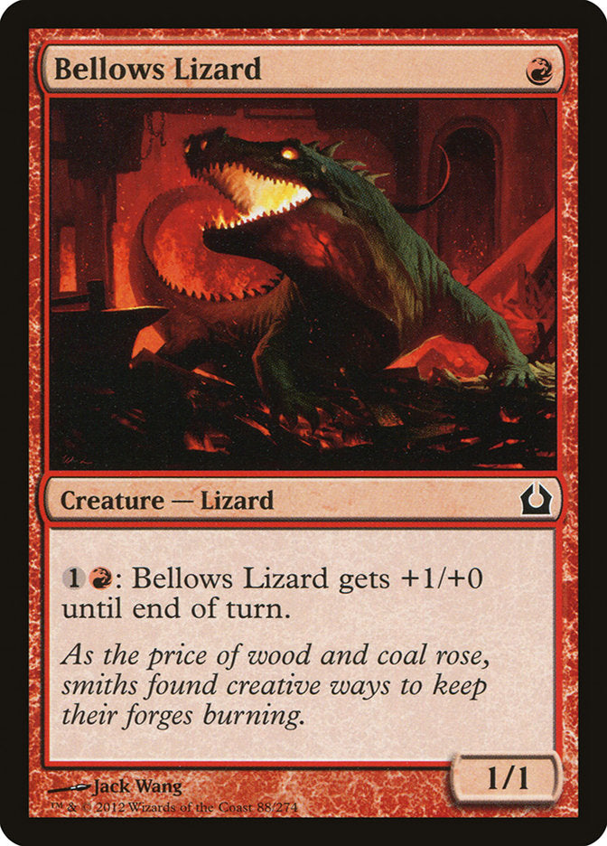 Bellows Lizard [Return to Ravnica] MTG Single Magic: The Gathering    | Red Claw Gaming