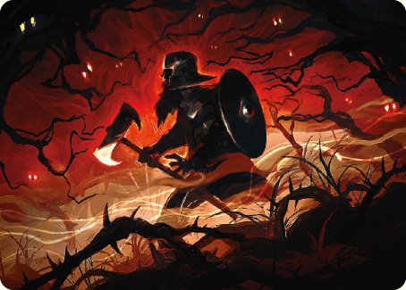 Gimli, Counter of Kills Art Card (44/81) [The Lord of the Rings: Tales of Middle-earth Art Series] MTG Single Magic: The Gathering    | Red Claw Gaming