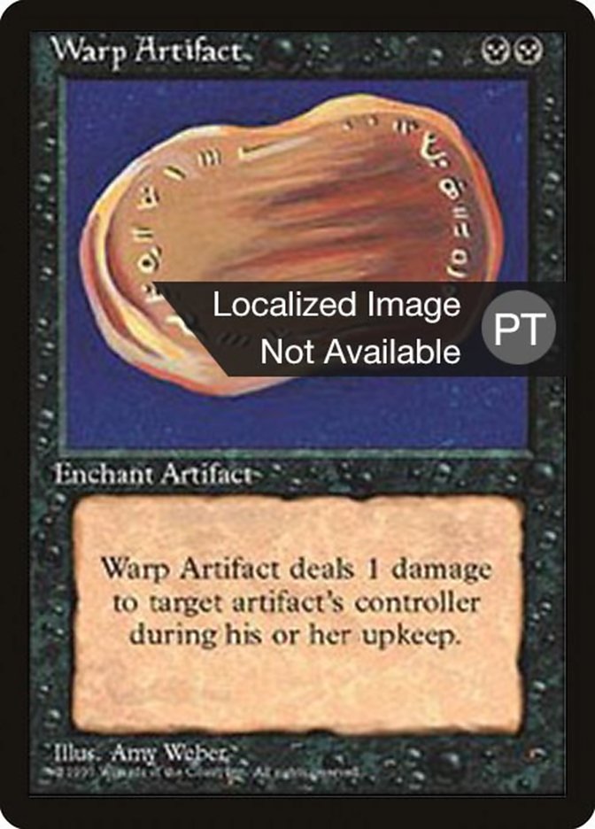 Warp Artifact [Fourth Edition (Foreign Black Border)] MTG Single Magic: The Gathering    | Red Claw Gaming