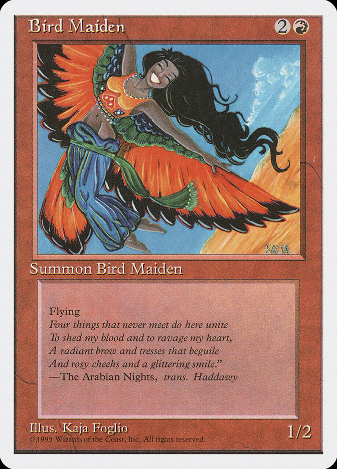 Bird Maiden [Fourth Edition] MTG Single Magic: The Gathering    | Red Claw Gaming