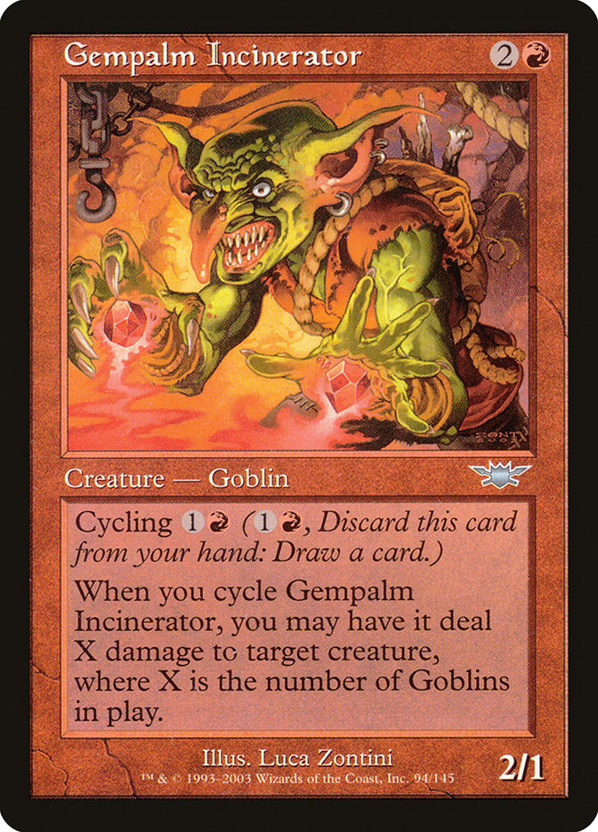 Gempalm Incinerator [Legions] MTG Single Magic: The Gathering    | Red Claw Gaming