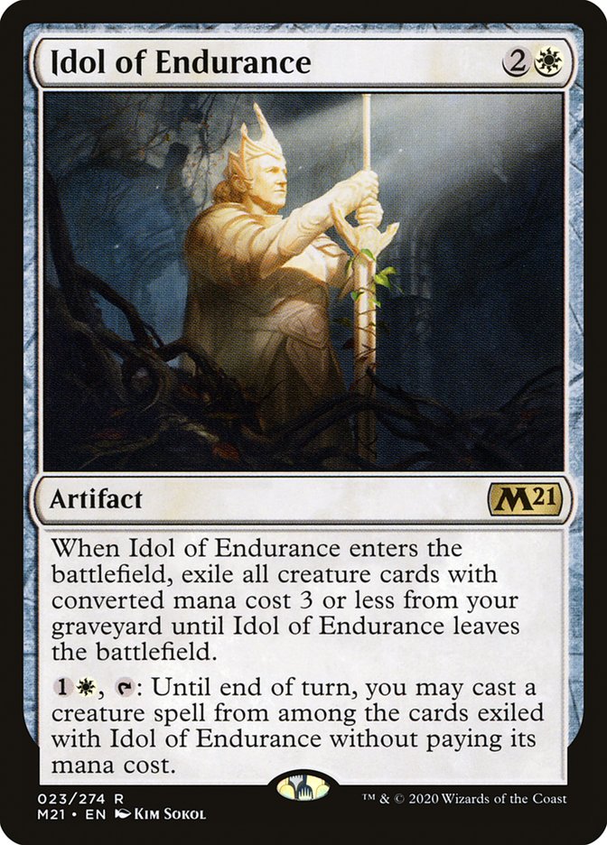 Idol of Endurance [Core Set 2021] MTG Single Magic: The Gathering    | Red Claw Gaming