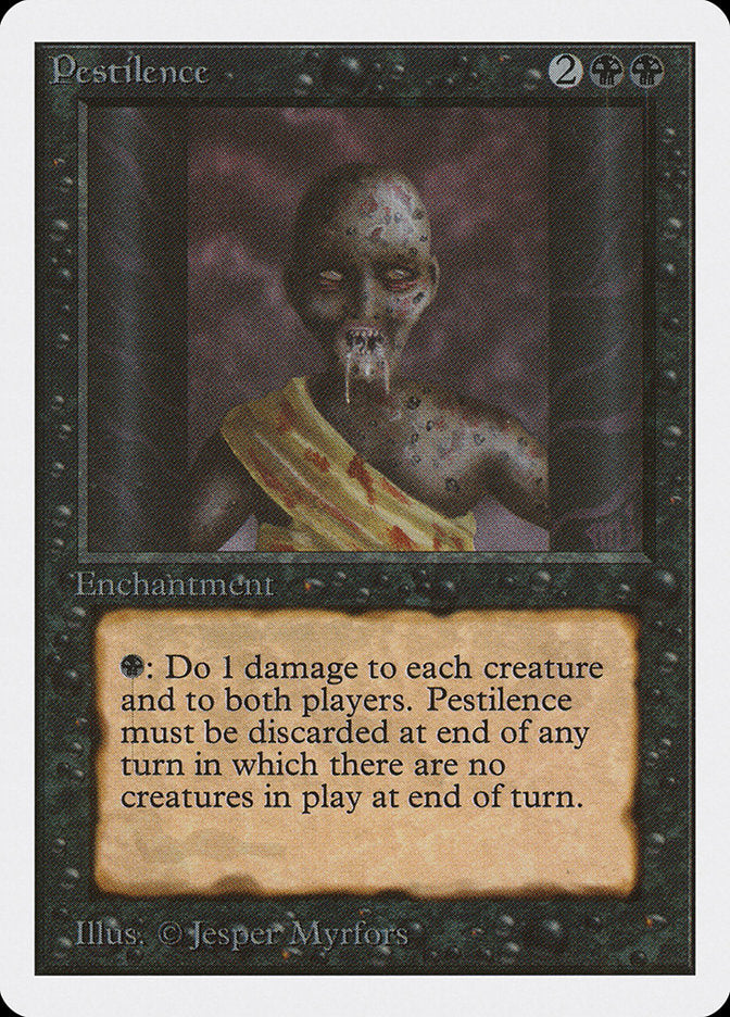 Pestilence [Unlimited Edition] MTG Single Magic: The Gathering    | Red Claw Gaming