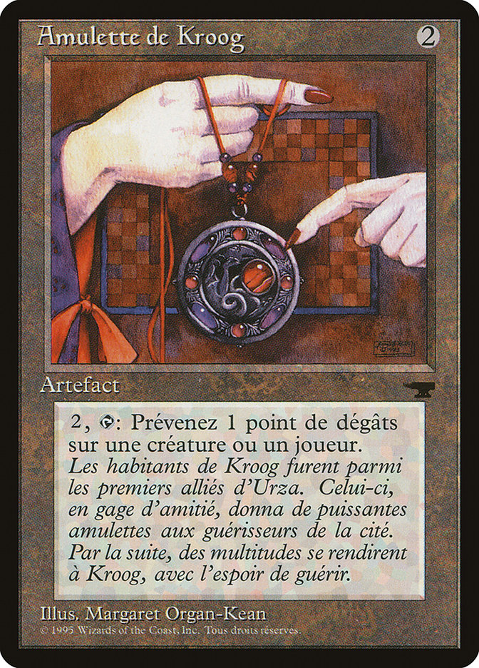 Amulet of Kroog (French) - "Amulette de Kroog" [Renaissance] MTG Single Magic: The Gathering    | Red Claw Gaming
