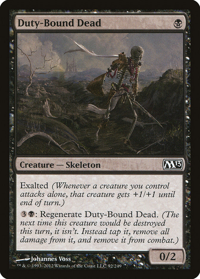 Duty-Bound Dead [Magic 2013] MTG Single Magic: The Gathering    | Red Claw Gaming