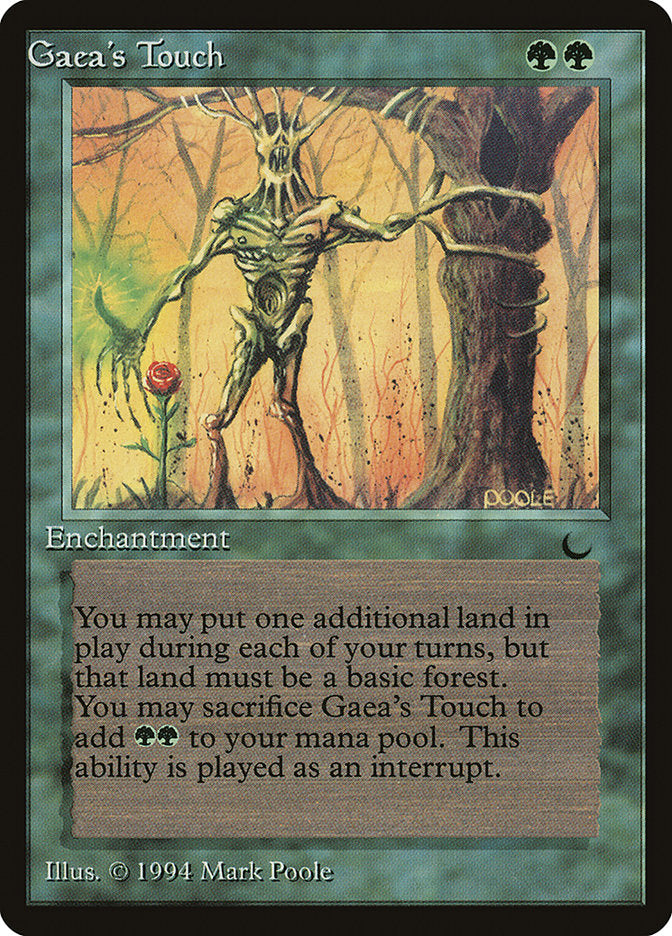 Gaea's Touch (Misprinted) [The Dark] MTG Single Magic: The Gathering    | Red Claw Gaming