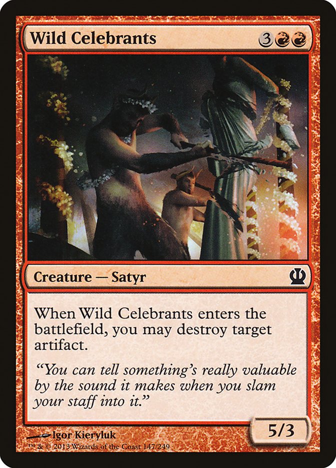 Wild Celebrants [Theros] MTG Single Magic: The Gathering    | Red Claw Gaming