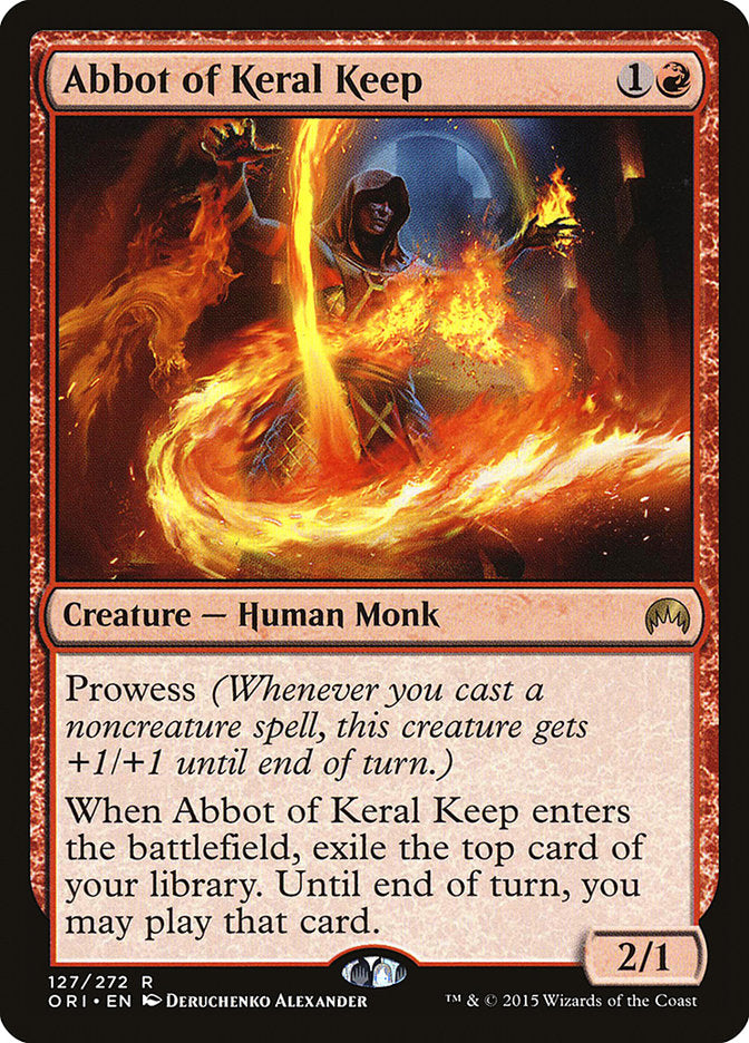 Abbot of Keral Keep [Magic Origins] MTG Single Magic: The Gathering    | Red Claw Gaming