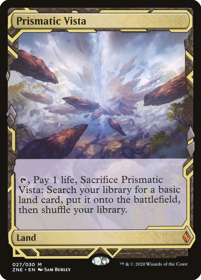 Prismatic Vista (Expeditions) [Zendikar Rising Expeditions] MTG Single Magic: The Gathering    | Red Claw Gaming
