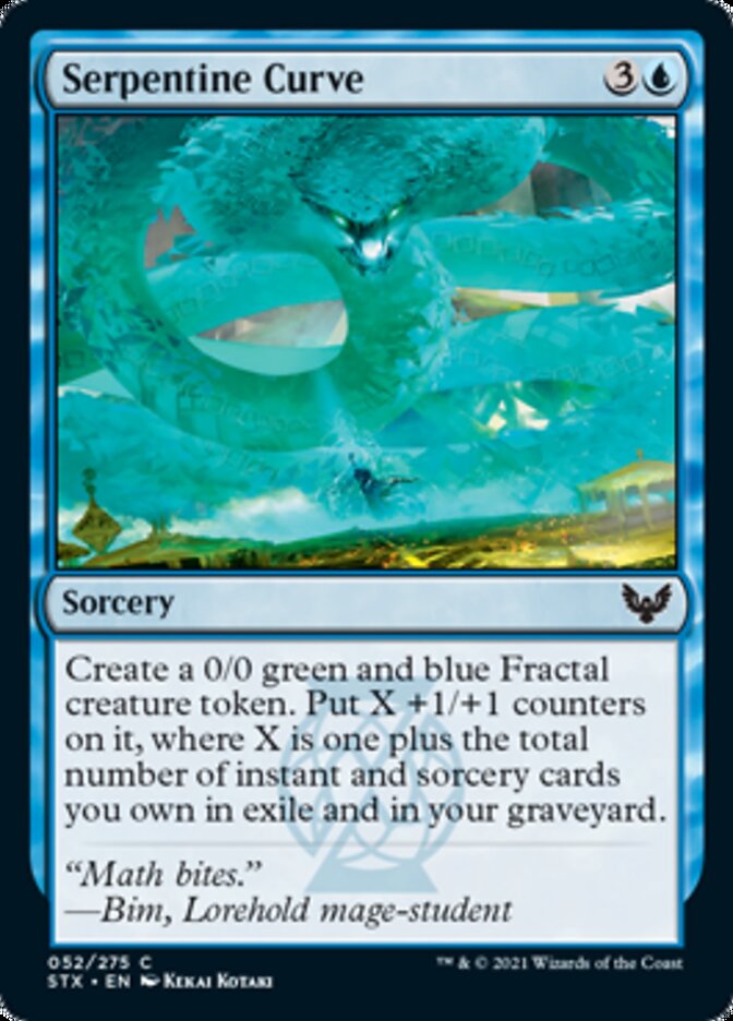 Serpentine Curve [Strixhaven: School of Mages] MTG Single Magic: The Gathering    | Red Claw Gaming