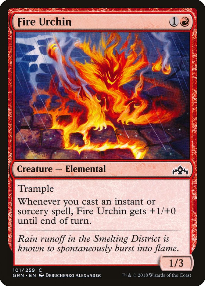 Fire Urchin [Guilds of Ravnica] MTG Single Magic: The Gathering    | Red Claw Gaming